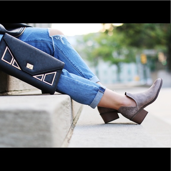 Fergalicious Shoes - Side Slit Ankle Bootie